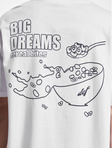 DEF / t-shirt Oversized CEREAL in wit