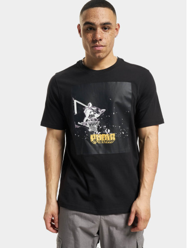Puma / t-shirt Qualifier in zwart