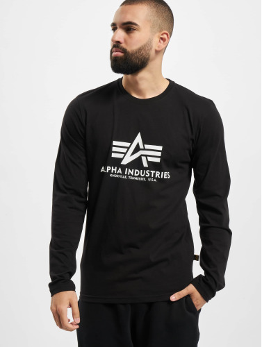 Alpha Industries / Longsleeve Basic in zwart