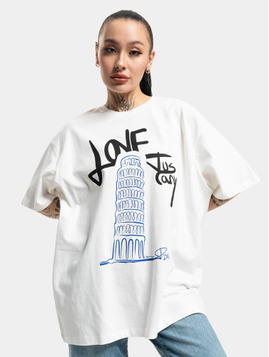 Only / t-shirt Moni Oversize City Box in wit
