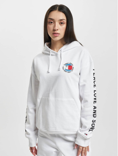 Tommy Jeans / Hoody Peace Smiley in wit