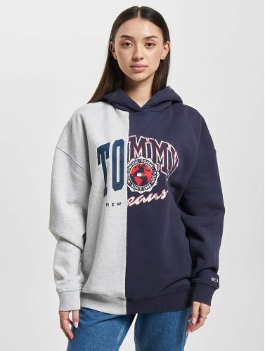 Tommy Jeans / Hoody Oversized College Splicing in blauw