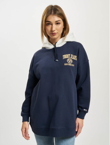 Tommy Jeans / Hoody Oversized College Logo in blauw