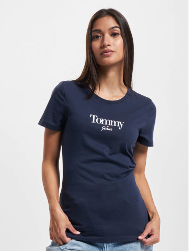 Tommy Hilfiger Jeans Skinny Essential Logo T-shirt Vrouwen - Maat S