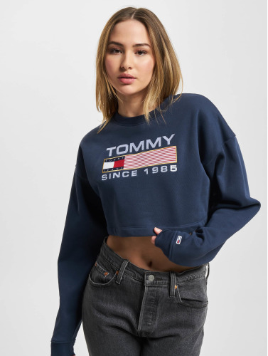 Tommy Jeans / trui Super Crop Modern Ath in blauw