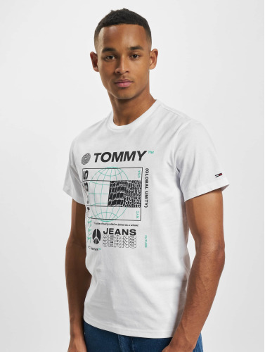 Tommy Jeans / t-shirt Unitee Flag Reptile in wit