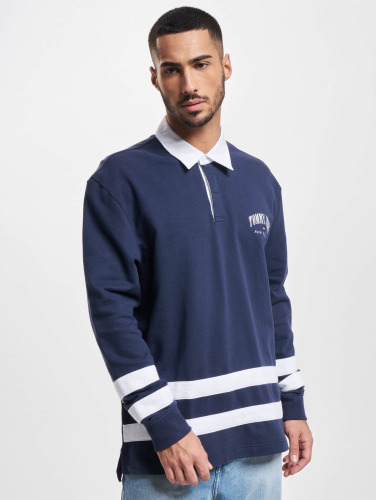 Tommy Hilfiger / poloshirt Relaxed Varsity Rugby in blauw