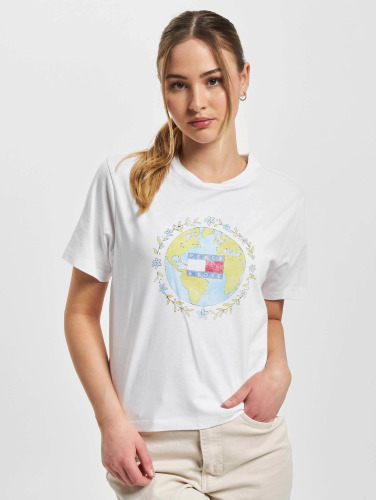 Tommy Hilfiger / t-shirt Crop Globe in wit