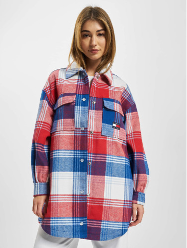 Tommy Jeans / Zomerjas Check Wool Blend in rood