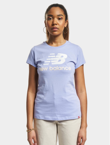 New Balance / t-shirt Essentials Stacked Logo in paars