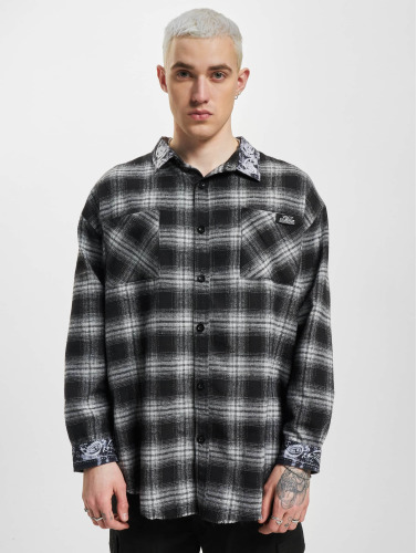 VSCT Clubwear / overhemd Checked Flannel Individual in zwart