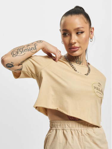 Only / t-shirt Sunny Boxy Short in beige