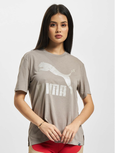 Puma / t-shirt Classics Logo W in grijs