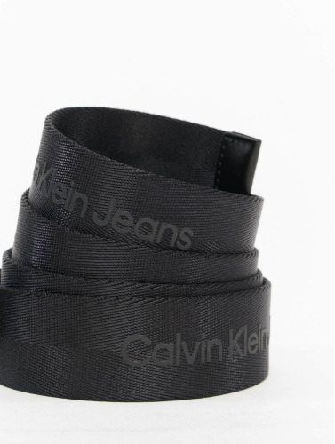 Calvin Klein / riem Monogram Logo in zwart