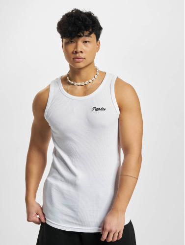 PEGADOR / Tanktop Adera Ripp in wit