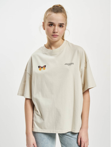 PEGADOR / t-shirt Mace Heavy Oversized in beige