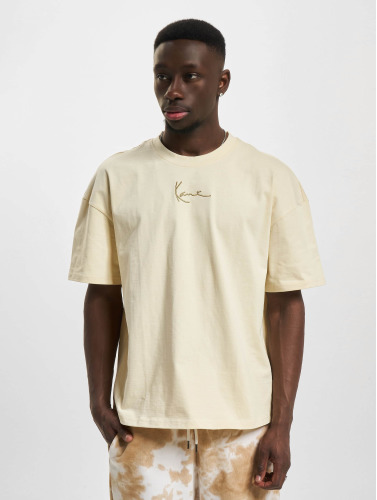 Karl Kani / t-shirt Small Signature Heavy Jersey in beige