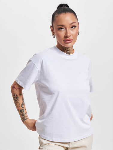Only / t-shirt Onllaura S/S Mock Neck Jrs in wit