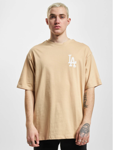 New Era / t-shirt MBL Los Angeles Dodgers League Essentials Oversized in beige