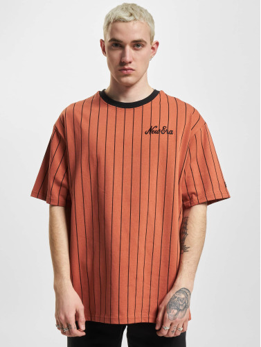 New Era / t-shirt Pinstripe Oversized in rood