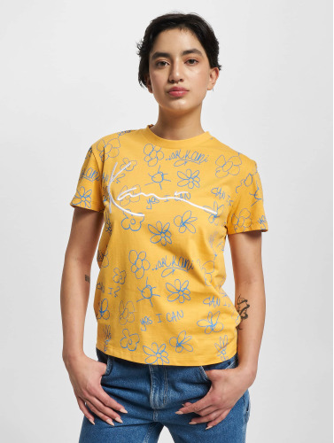 Karl Kani / t-shirt Signature Flower in bont