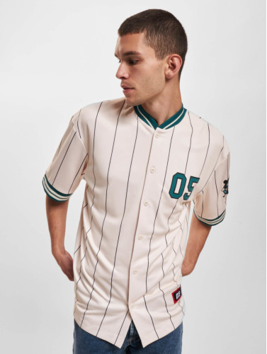 Fubu / overhemd Varsity Pinstripe Baseball in wit