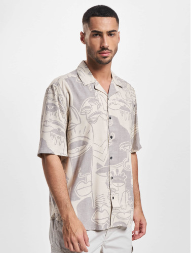 Only & Sons / overhemd Den Life Relaxed Wash Doodle in wit