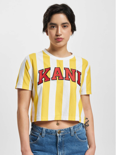 Karl Kani / t-shirt Sport Stripe in wit