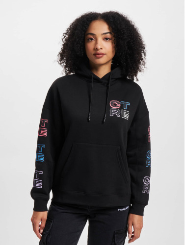 The Couture Club / Hoody Multi Coloured Graphic Oversized in zwart