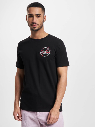 The Couture Club / t-shirt Double Signature Slim Fit in zwart
