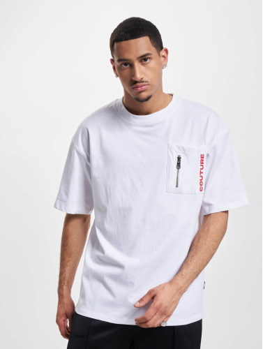 The Couture Club / t-shirt Pocket Detail Relaxed Fit in wit