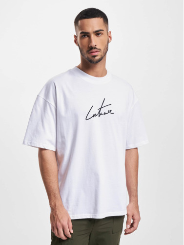 The Couture Club / t-shirt Puff Print Signature Relaxed Fit in wit