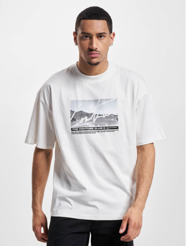 The Couture Club / t-shirt Photo Graphic Relaxed Fit in wit