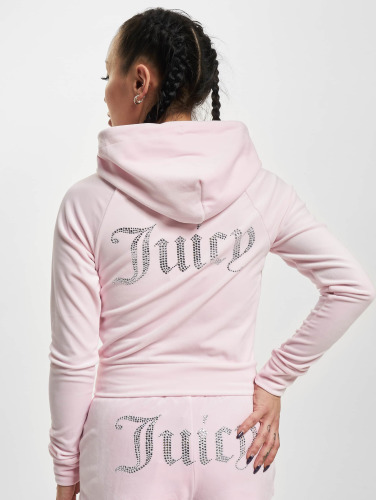 Juicy Couture / Sweatvest Madison Classic Velour Juicy Logo in rose