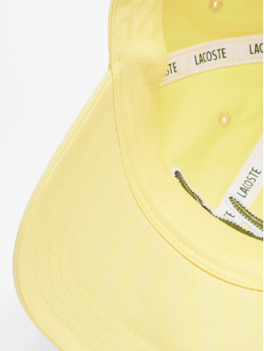 Lacoste / snapback cap Base in geel