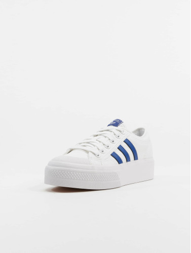 ADIDAS ORIGINALS Nizza Platform Sneakers - Ftwr White / Semi Lucid Blue / Core Black - Dames - EU 40