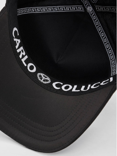 Carlo Colucci / snapback cap Unisex Silber Folierung in zwart