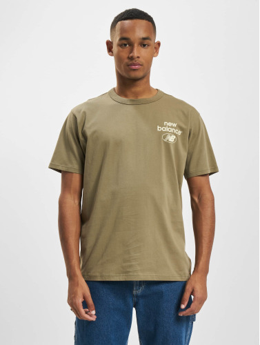 New Balance / t-shirt Essentials Logo in groen
