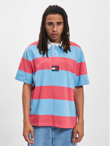 Tommy Jeans / poloshirt Skater Bold Stripe Rugby in pink
