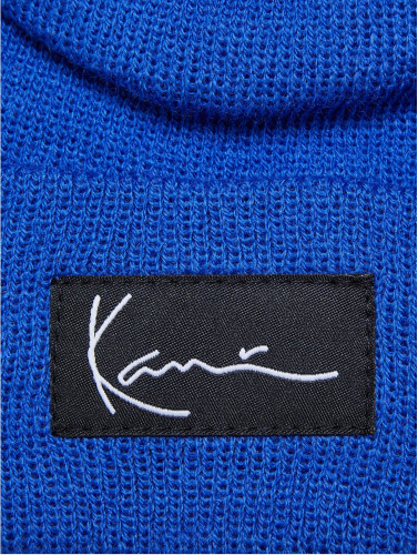 Karl Kani / Beanie Woven Signature Light Weight in blauw