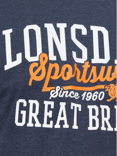 Lonsdale London / t-shirt Dervaig in blauw