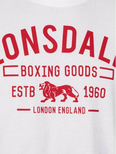 Lonsdale London / t-shirt Papigoe in wit