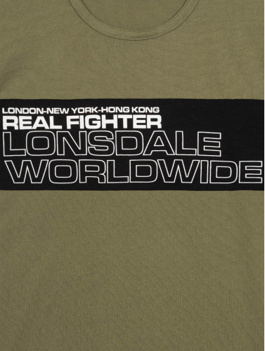 Lonsdale London / t-shirt Otterston in olijfgroen