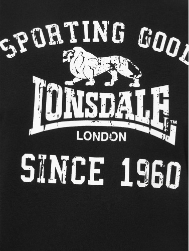 Lonsdale London / Longsleeve Auldearn in zwart