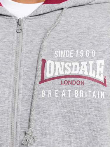 Lonsdale London / Sweatvest Lintmill in grijs