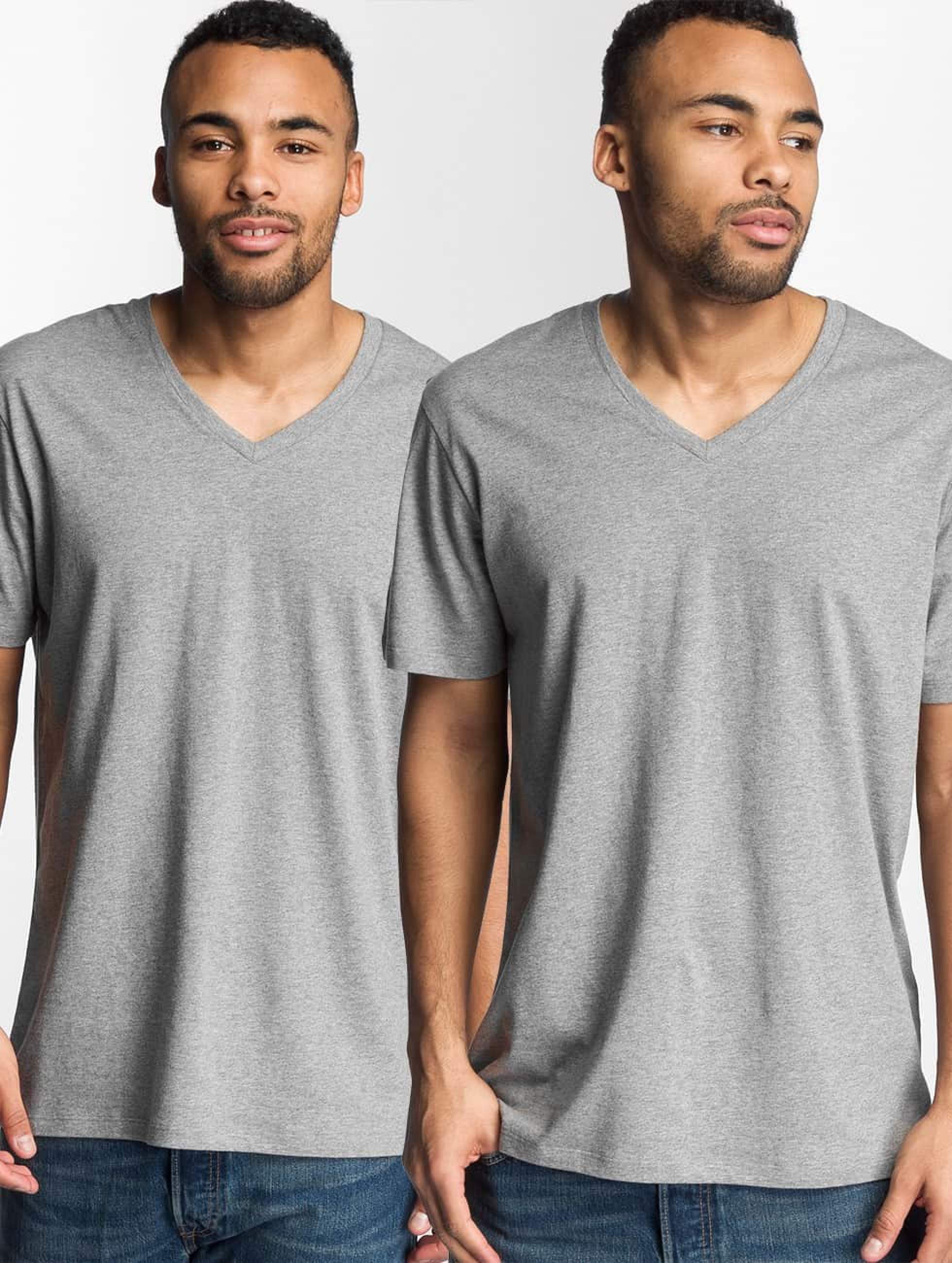 Levi's® Overwear / T-Shirt V-Neck in grey 347792