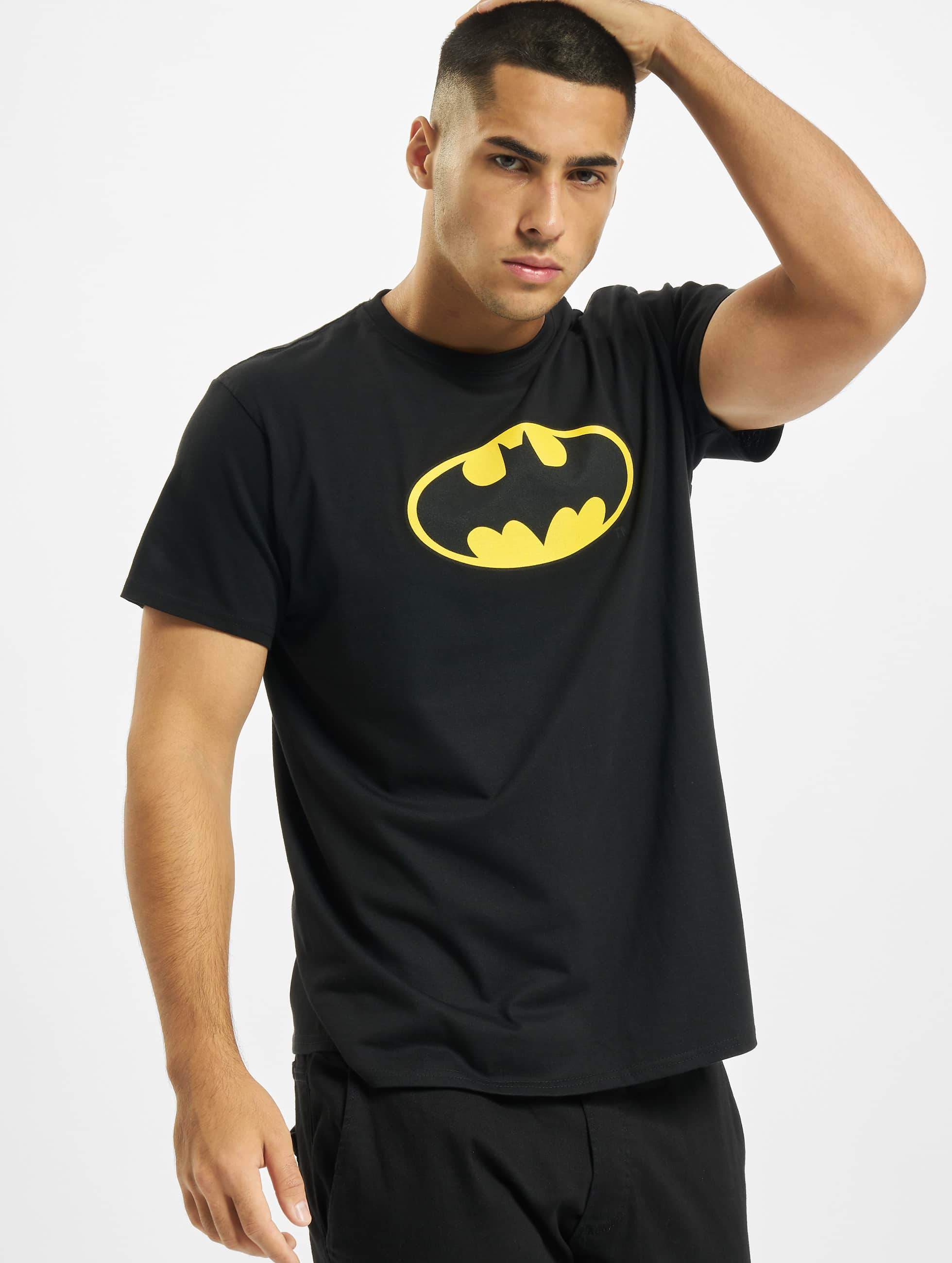 Merchcode Ropa superiór / Camiseta Batman Logo en negro 337934