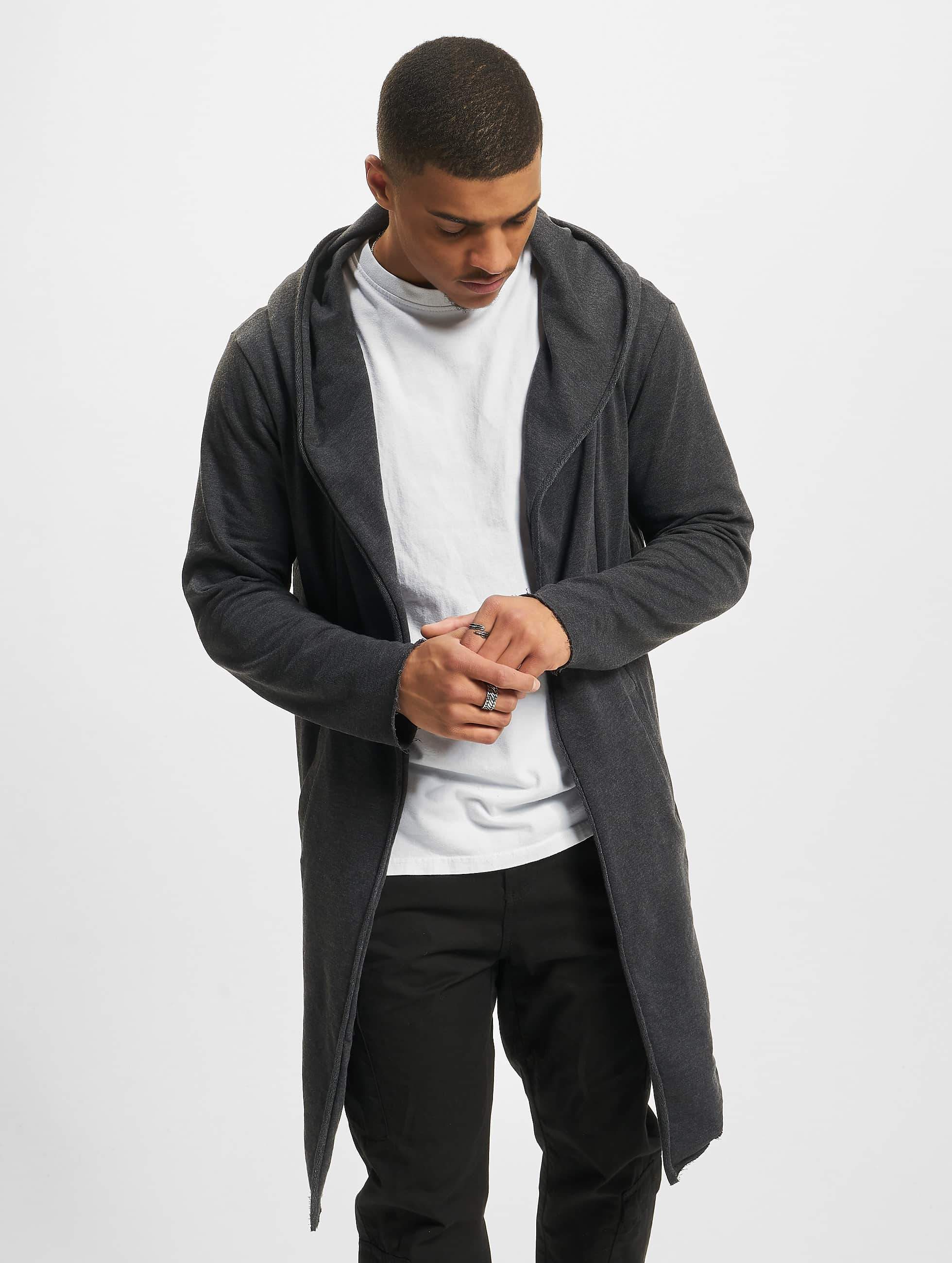 Urban Classics Long  Hooded gris Homme  Cardigan  294058