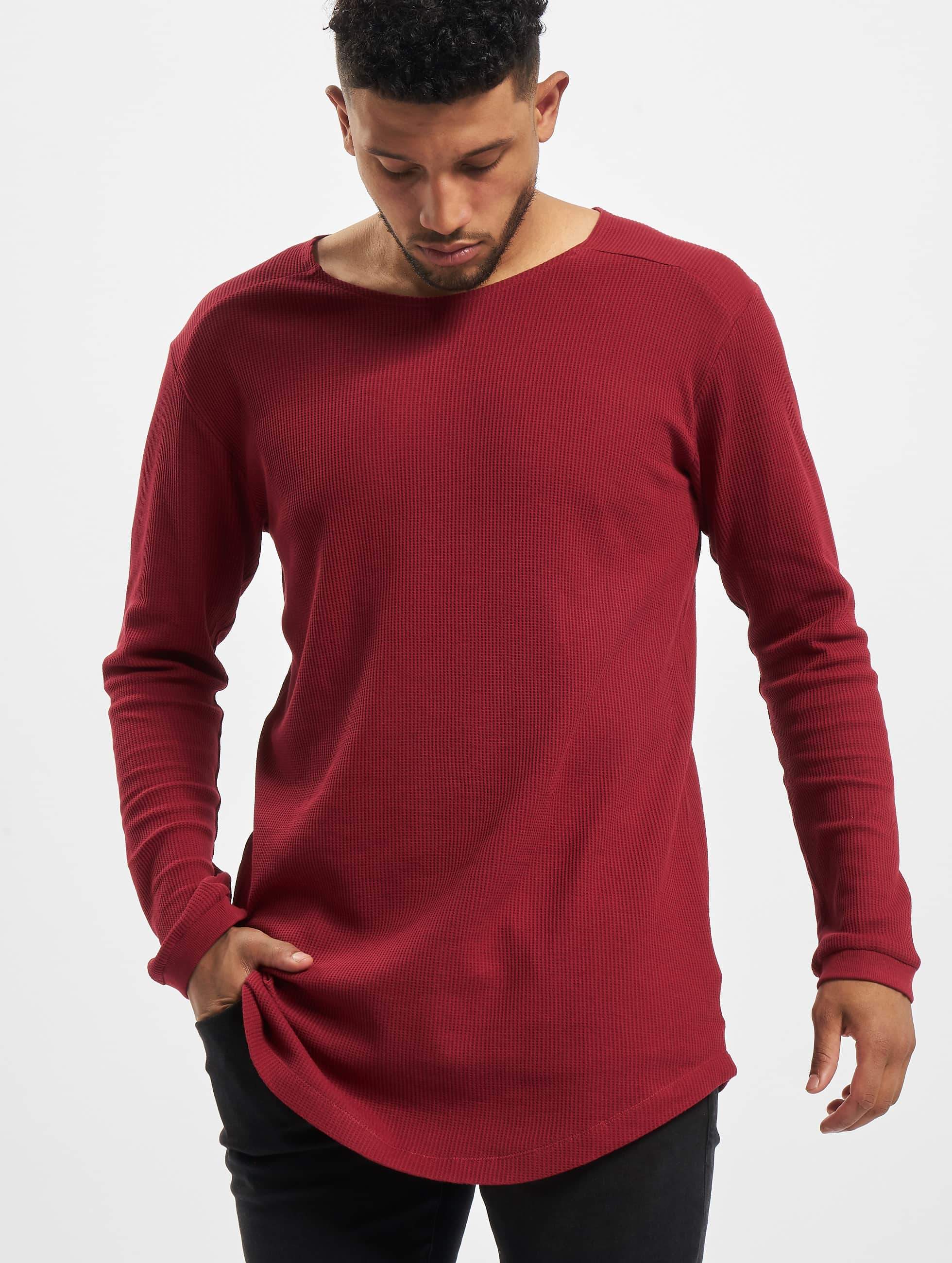 tee shirt manche longue rouge