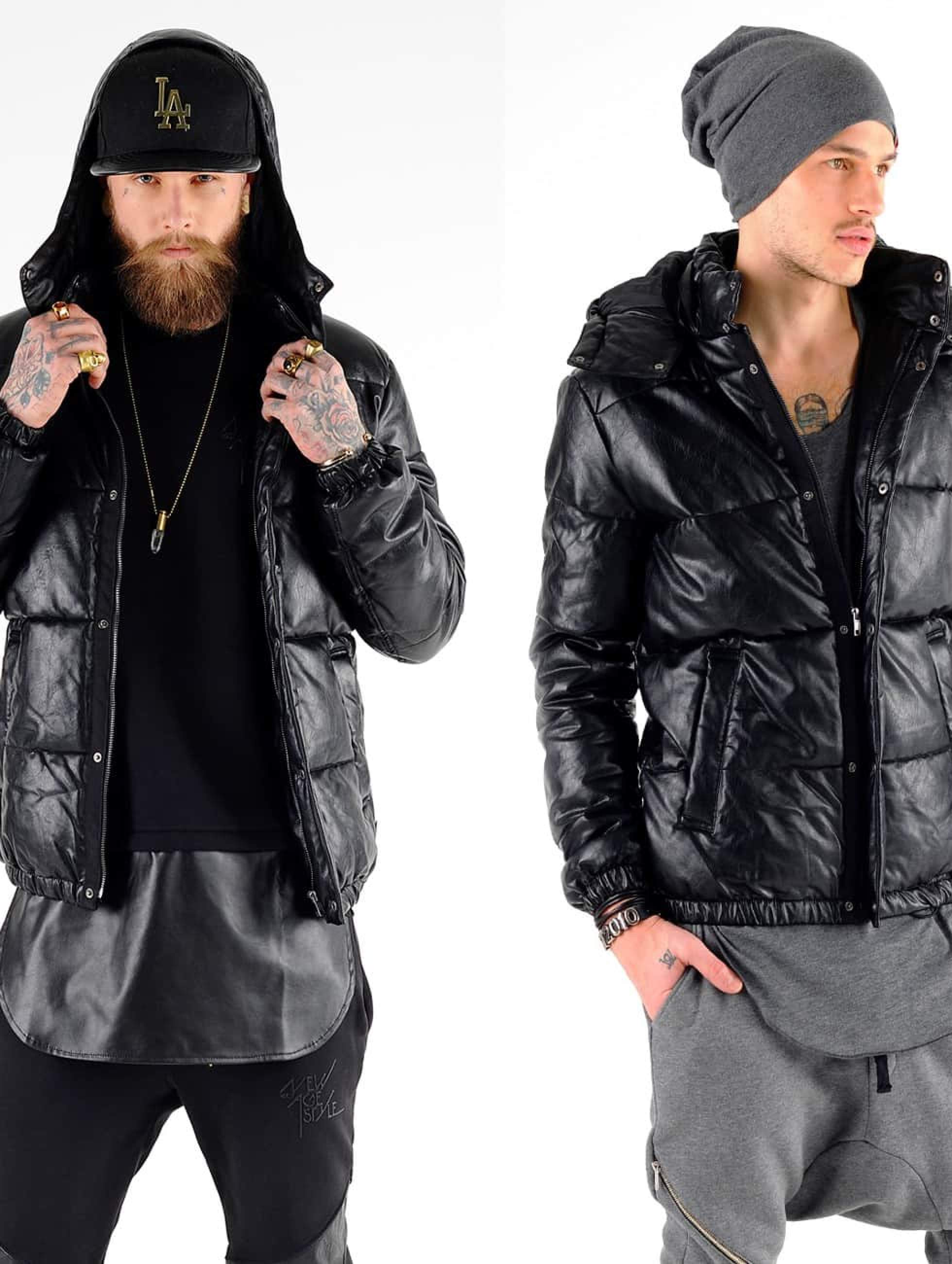 festspil Muldyr Forvent det VSCT Clubwear Jakker / Læderjakker Padded Leather i sort 201999